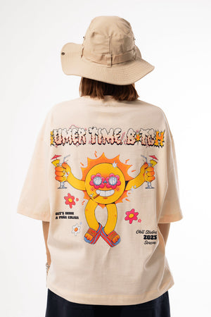 Camiseta oversize fit CHILL — streetwear hecho en Colombia