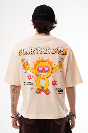 Camiseta oversize fit CHILL — streetwear hecho en Colombia