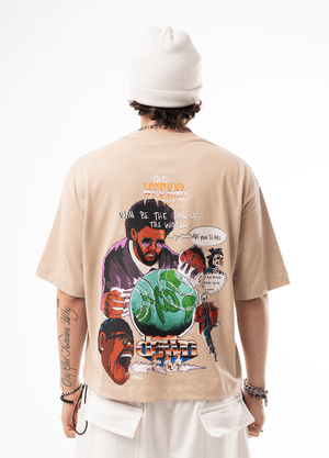 Camiseta boxy fit CHILL — streetwear hecho en Colombia