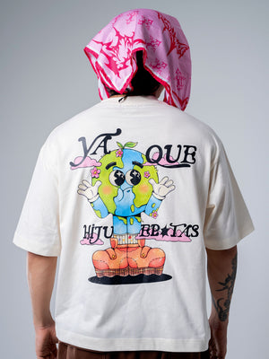 Camiseta boxy fit CHILL — streetwear hecho en Colombia