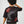 Camiseta Scolopendra CHILL oversize negra — algodón peruano 250gr con ciempiés y spider lilies rojas en serigrafía en espalda y pecho, streetwear hecho en Colombia